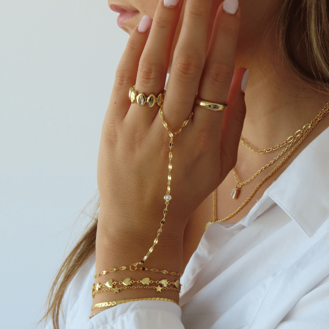 Viral Hand Chains:Anti Tarnish Waterproof - Vantage Jewelry