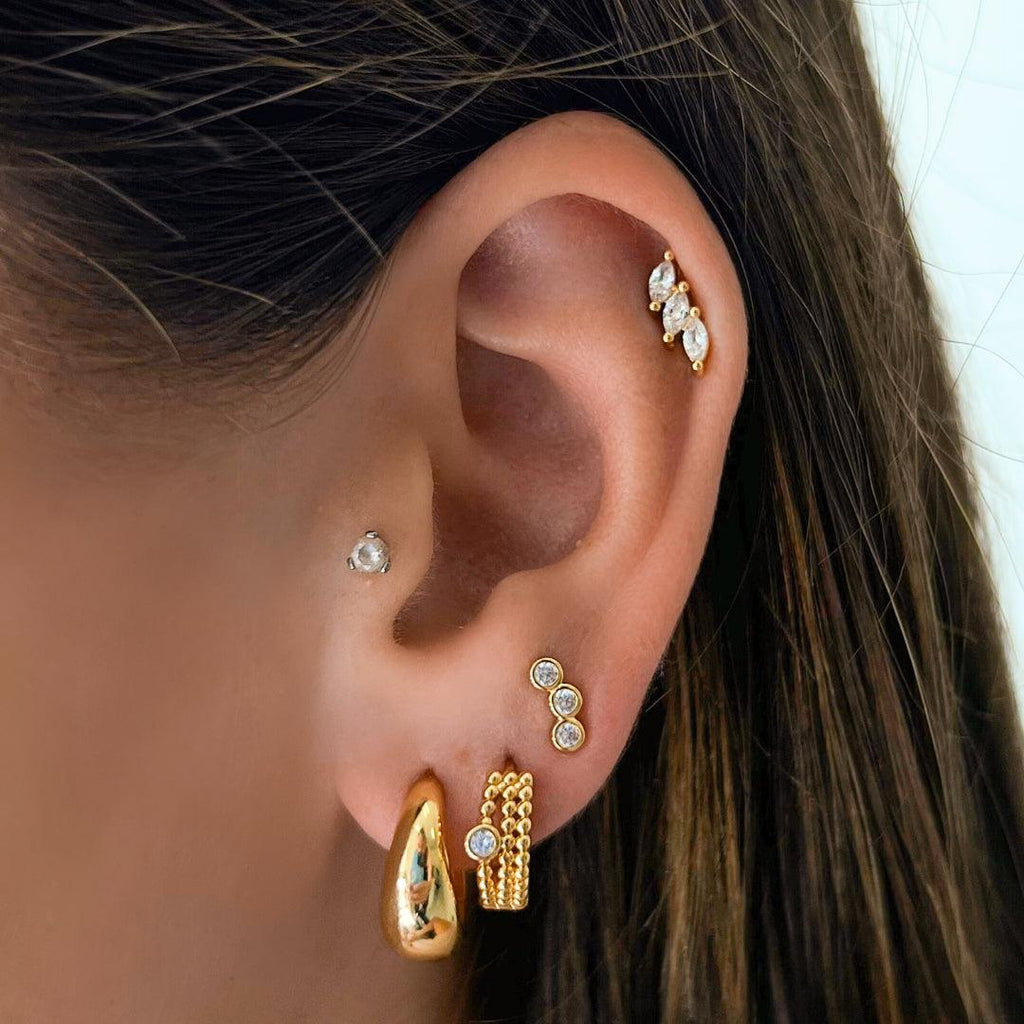 Kendall Hoops - Vantage Jewelry