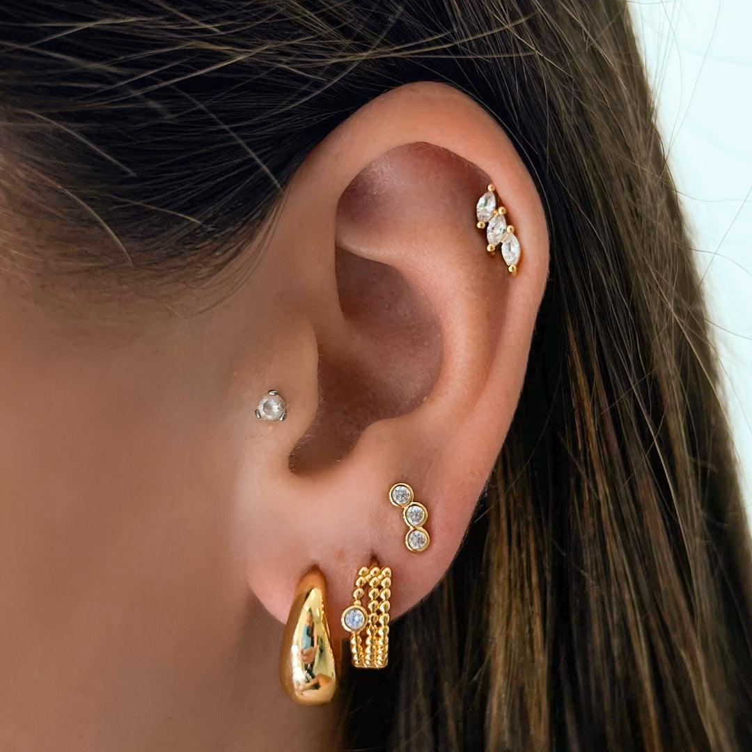 Kendall Hoops - Vantage Jewelry