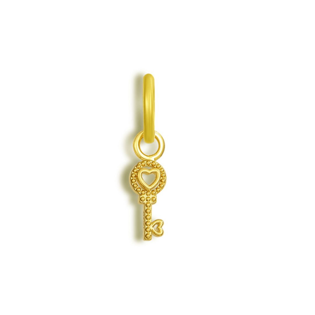 Key To My Heart Charm - Vantage Jewelry