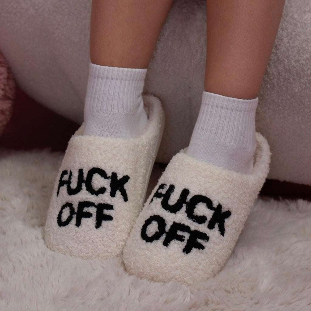 Leave Me Alone Slippers - Vantage Jewelry