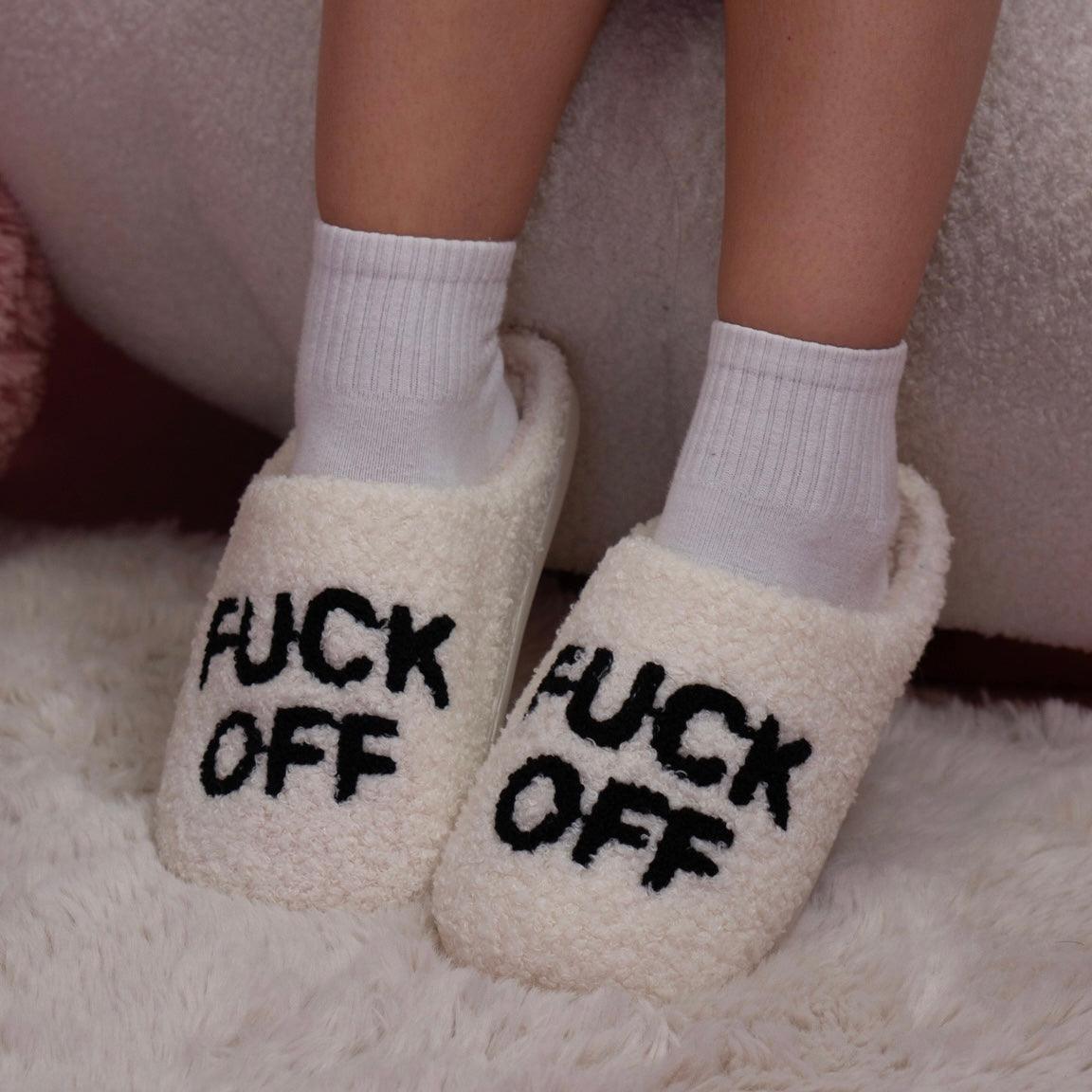 Leave Me Alone Slippers - Vantage Jewelry