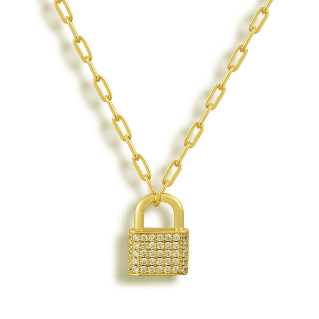 Lock Me Up Necklace - Vantage Jewelry