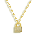 Lock Me Up Necklace - Vantage Jewelry