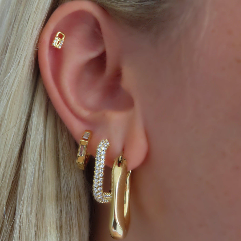 Locked In Earrings - Vantage Jewelry