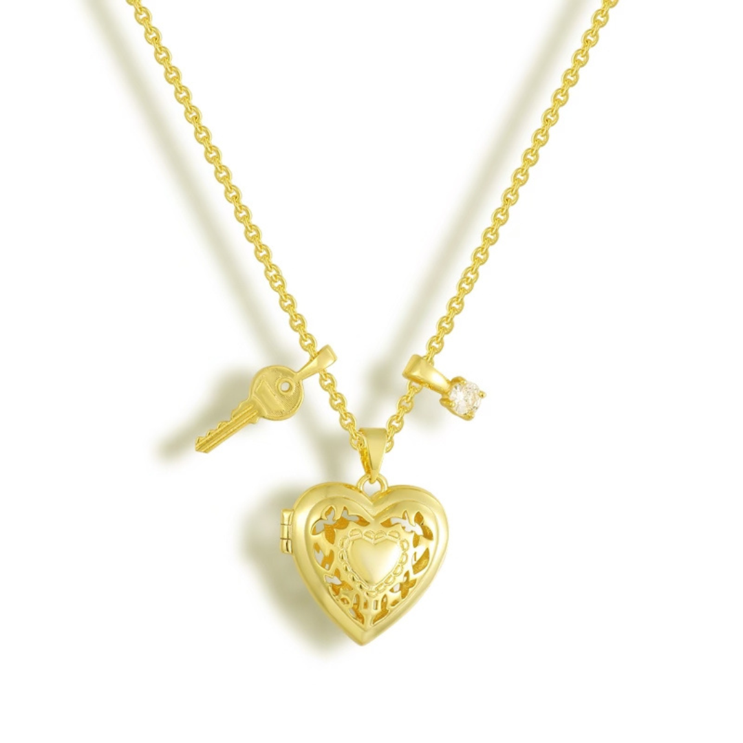 Love on Lock Necklace - Vantage Jewelry