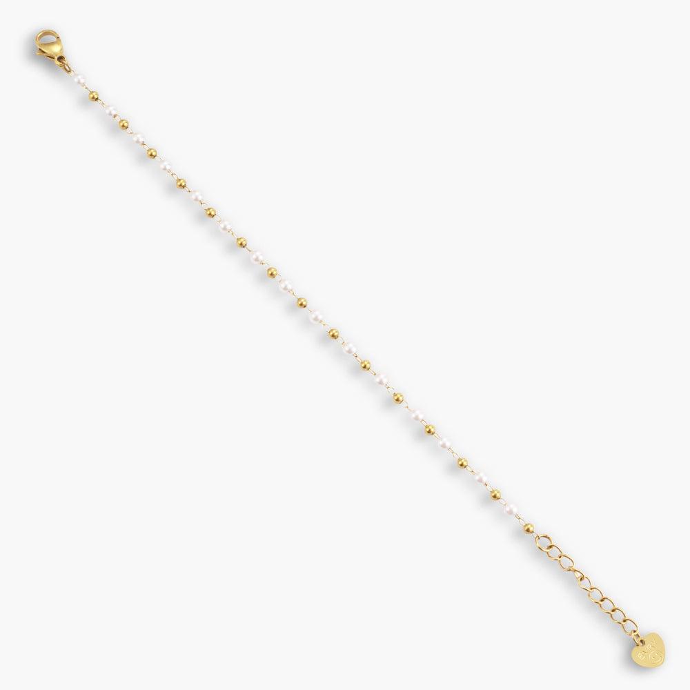 Pearl Tone Bracelet - Vantage Jewelry