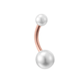 Pearly Belly Ring - Vantage Jewelry