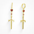 Queen of Hearts Earrings - Vantage Jewelry