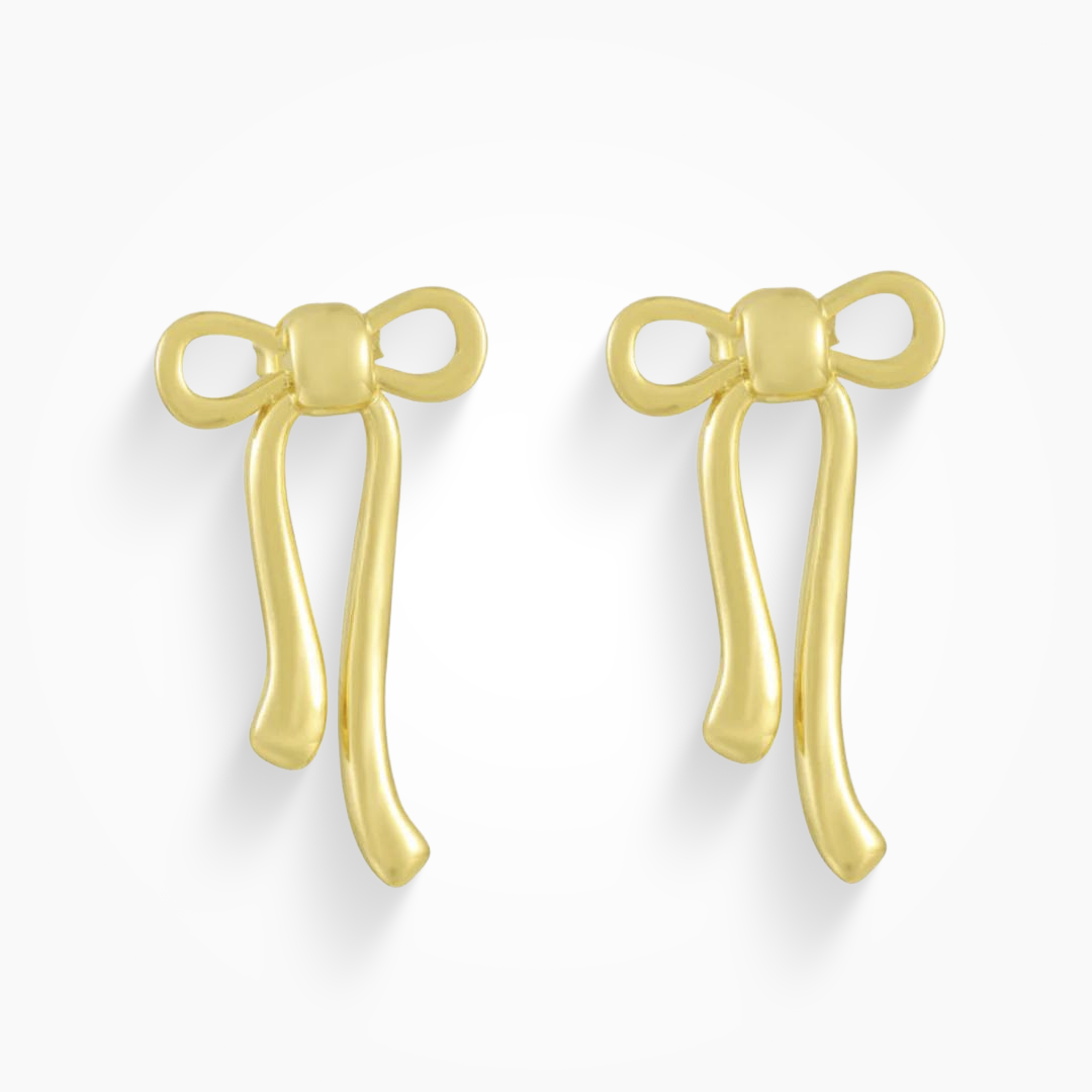Ribbon Earrings - Vantage Jewelry