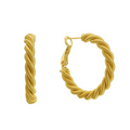Roped Up Hoops - Vantage Jewelry