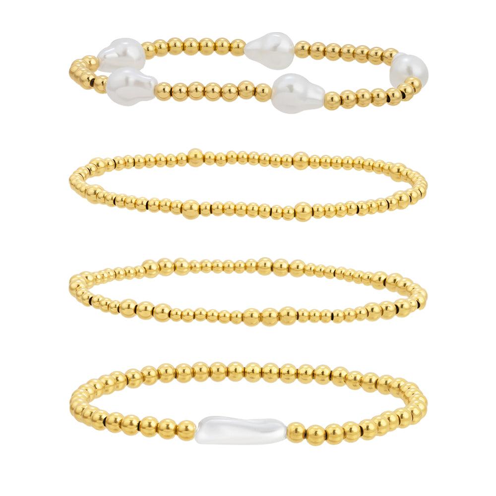 Salty Bundle : 4 Piece Bracelet Bundle - Vantage Jewelry