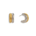 Split Decision Hoops - Vantage Jewelry