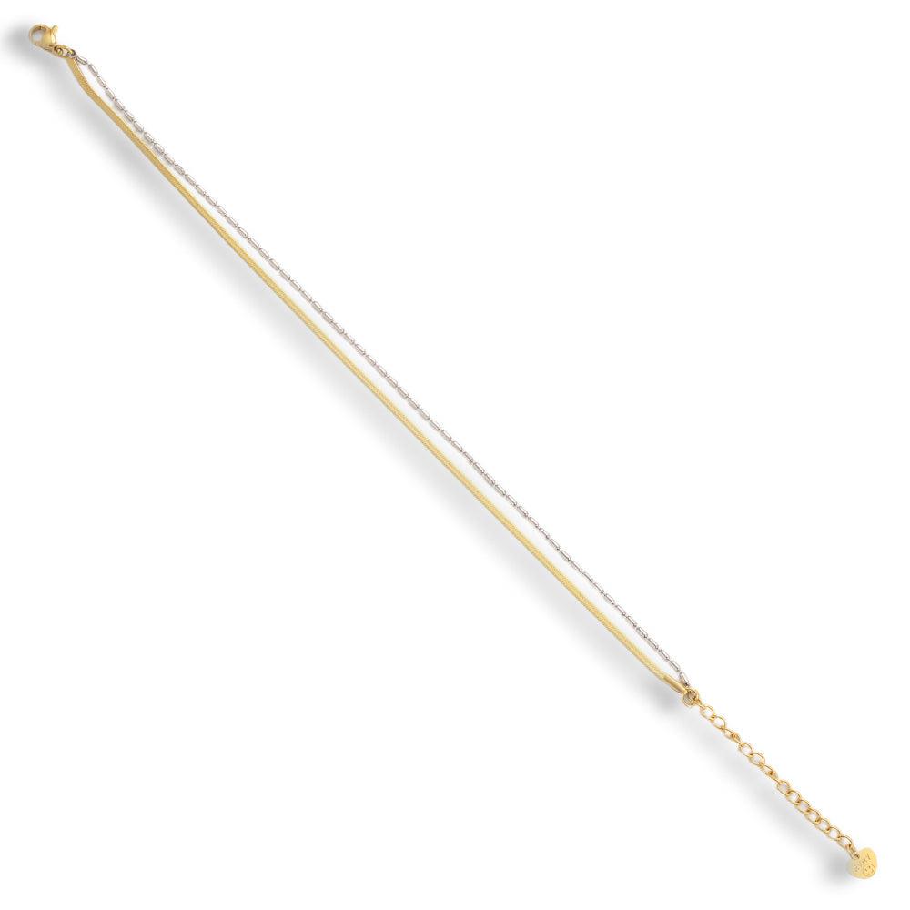 Split Set Anklet - Vantage Jewelry