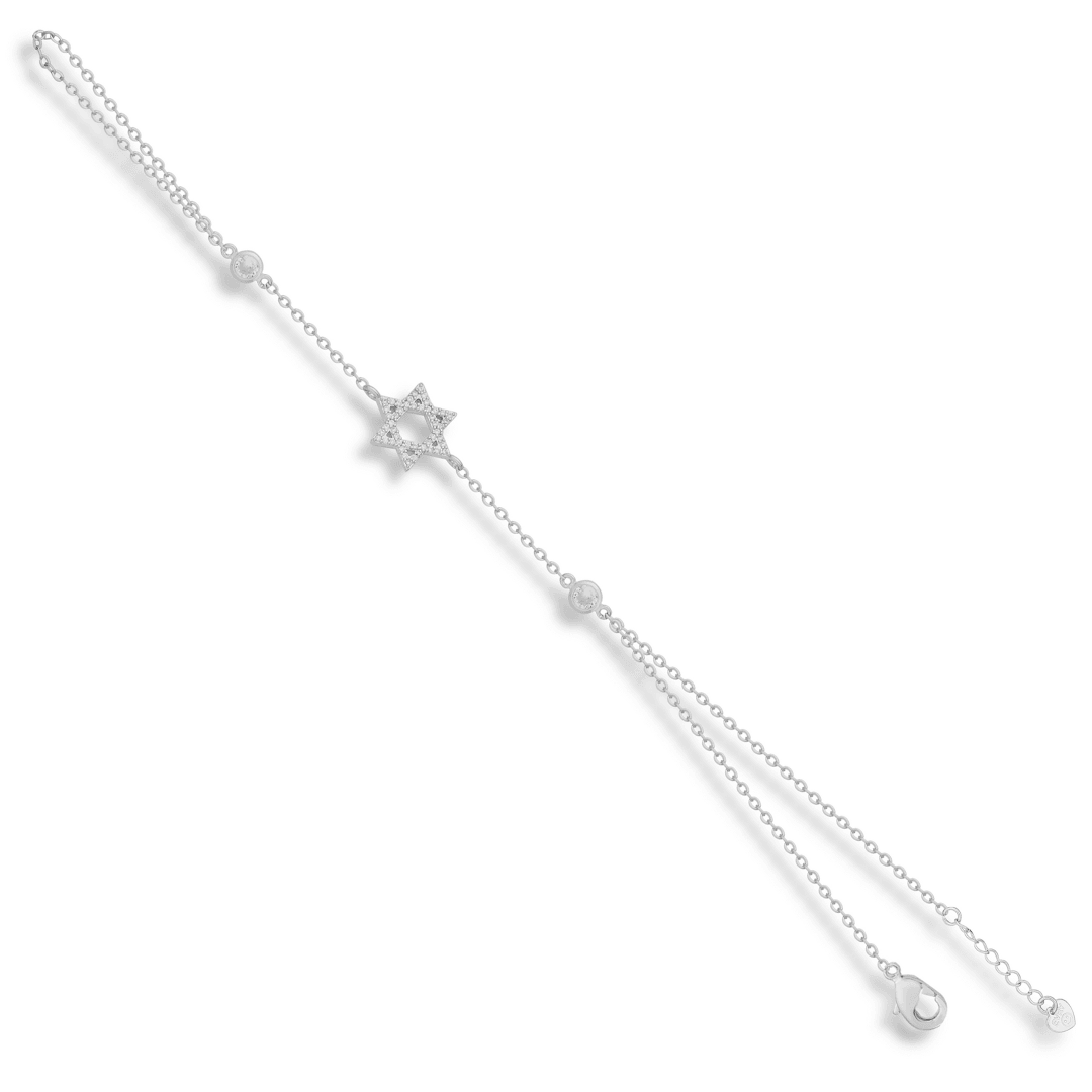Star of David Hand Chain - EVRYJEWELS