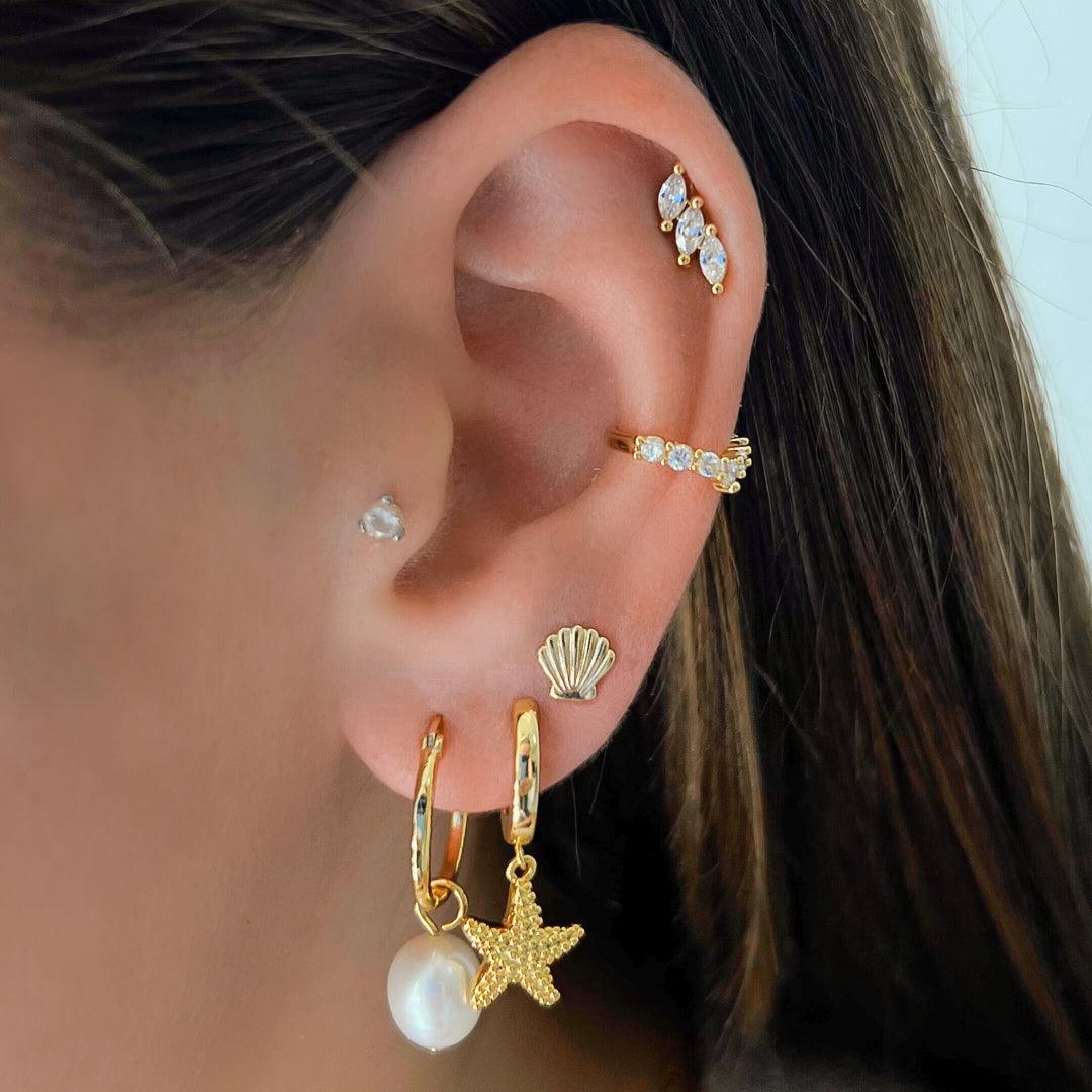 Starfish Earrings - Vantage Jewelry