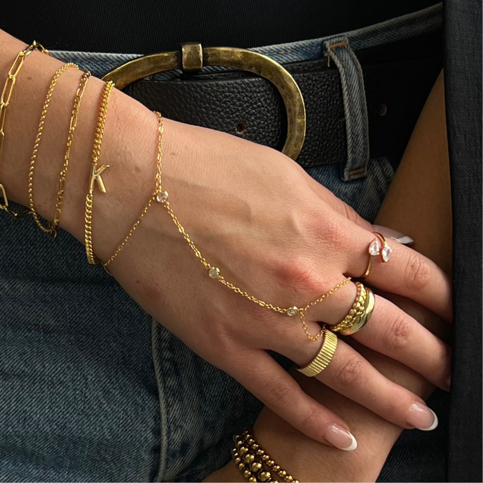 Starlight Hand Chain - Vantage Jewelry