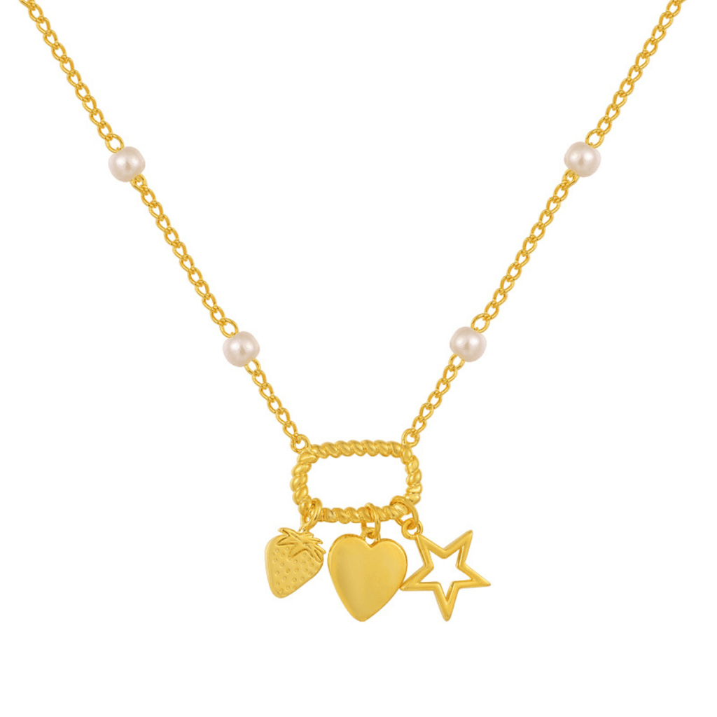 Sweet Strawberry Necklace - Vantage Jewelry