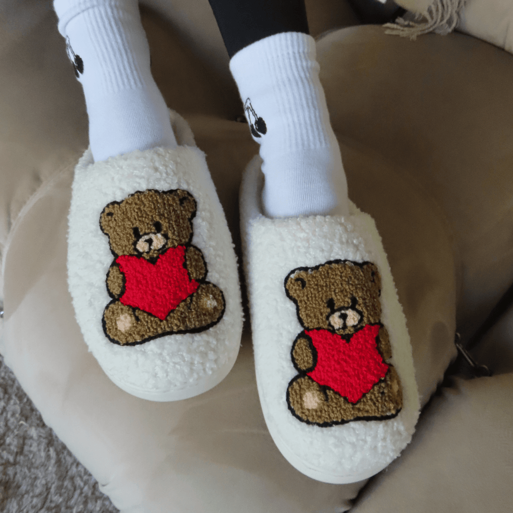 Teddy Slippers - Vantage Jewelry