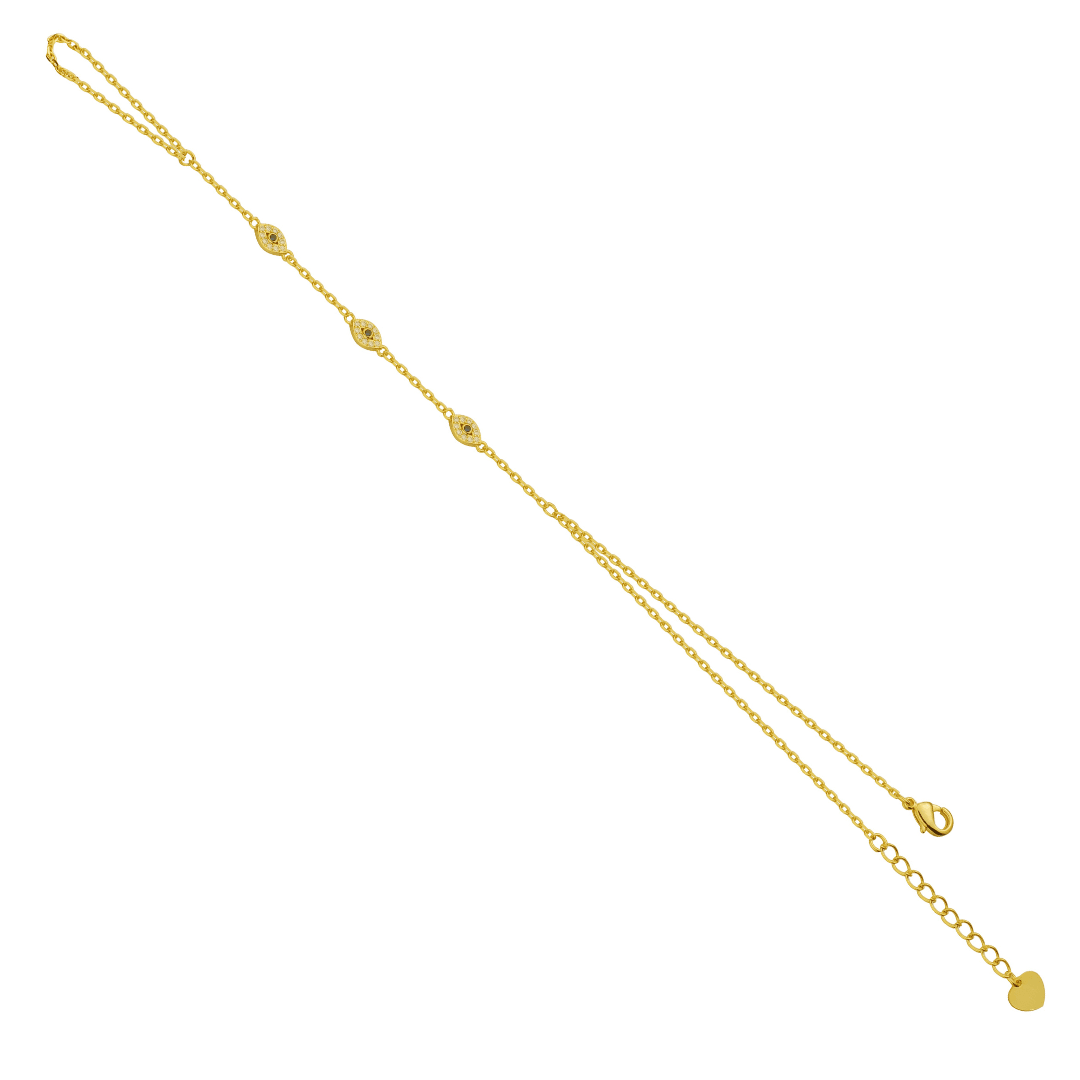 Triple Eye Hand Chain - Vantage Jewelry
