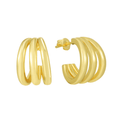 Triple The Fun Earrings - Vantage Jewelry