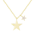 Twin Star Necklace - Vantage Jewelry