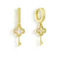 Unlock My Heart Earrings - Vantage Jewelry