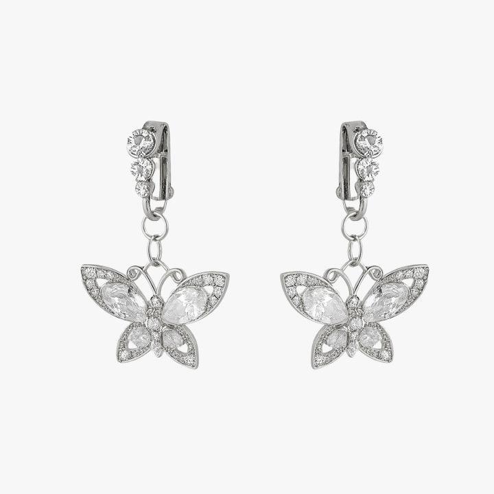 Butterfly Babe Clip-On Earrings - Vantage Jewelry