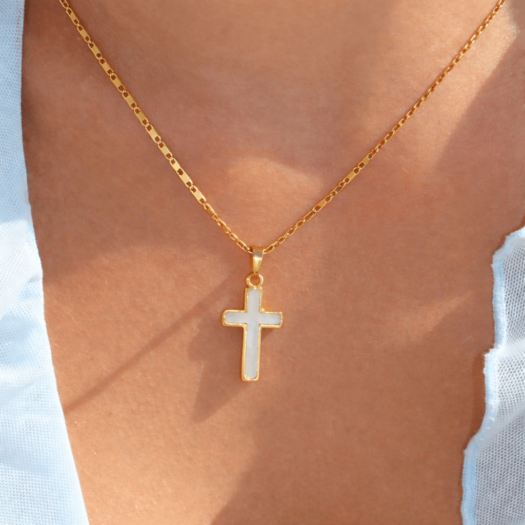 Aura Cross Necklace - Vantage Jewelry
