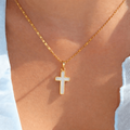 Aura Cross Necklace - Vantage Jewelry