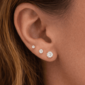 Babydoll Flat Back Earrings - Vantage Jewelry