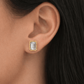Baby Glow Flat Back Earrings - Vantage Jewelry
