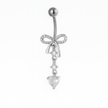 Sweetheart Belly Ring - Vantage Jewelry