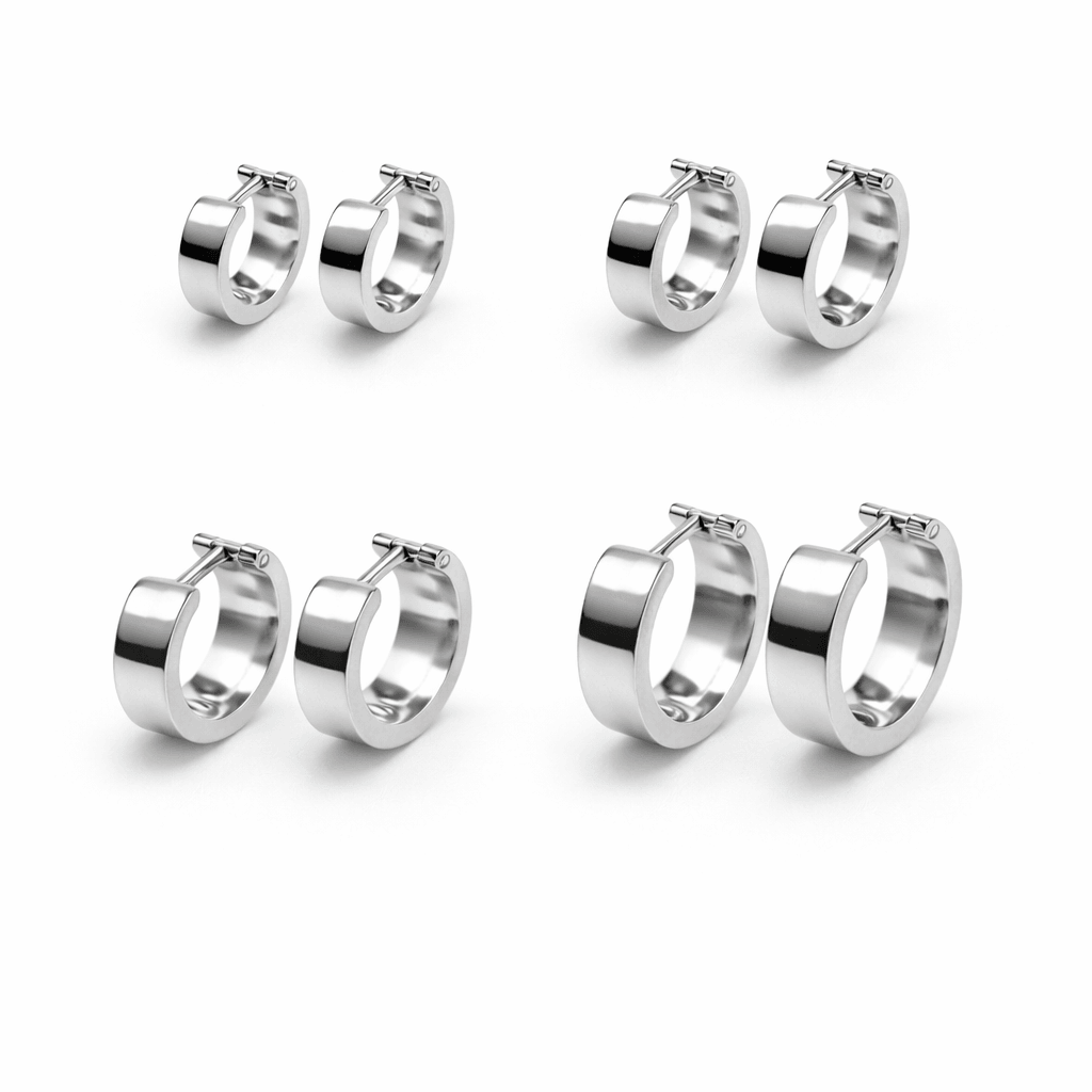 Brooklyn Hoop Earrings Set - Vantage Jewelry