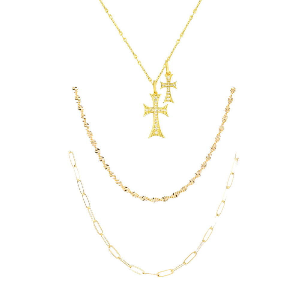 Evry Day Bundle : 3 Piece Necklace Bundle - Vantage Jewelry