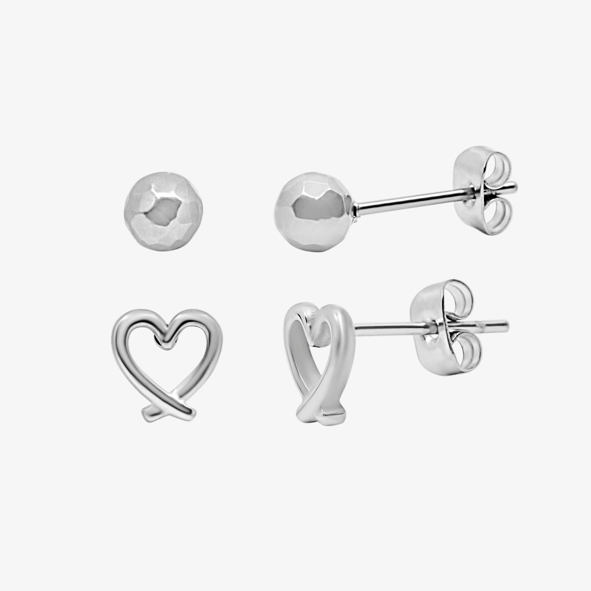 Sweetest Girl In Town 2-Pair Earrings Set - Vantage Jewelry