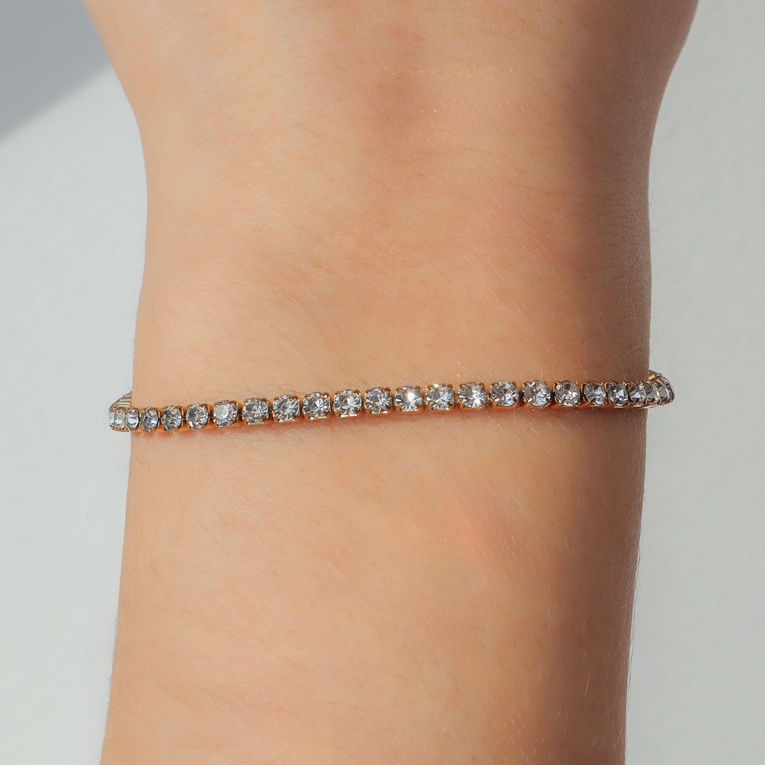 Champagne Princess Tennis Bracelet - Vantage Jewelry