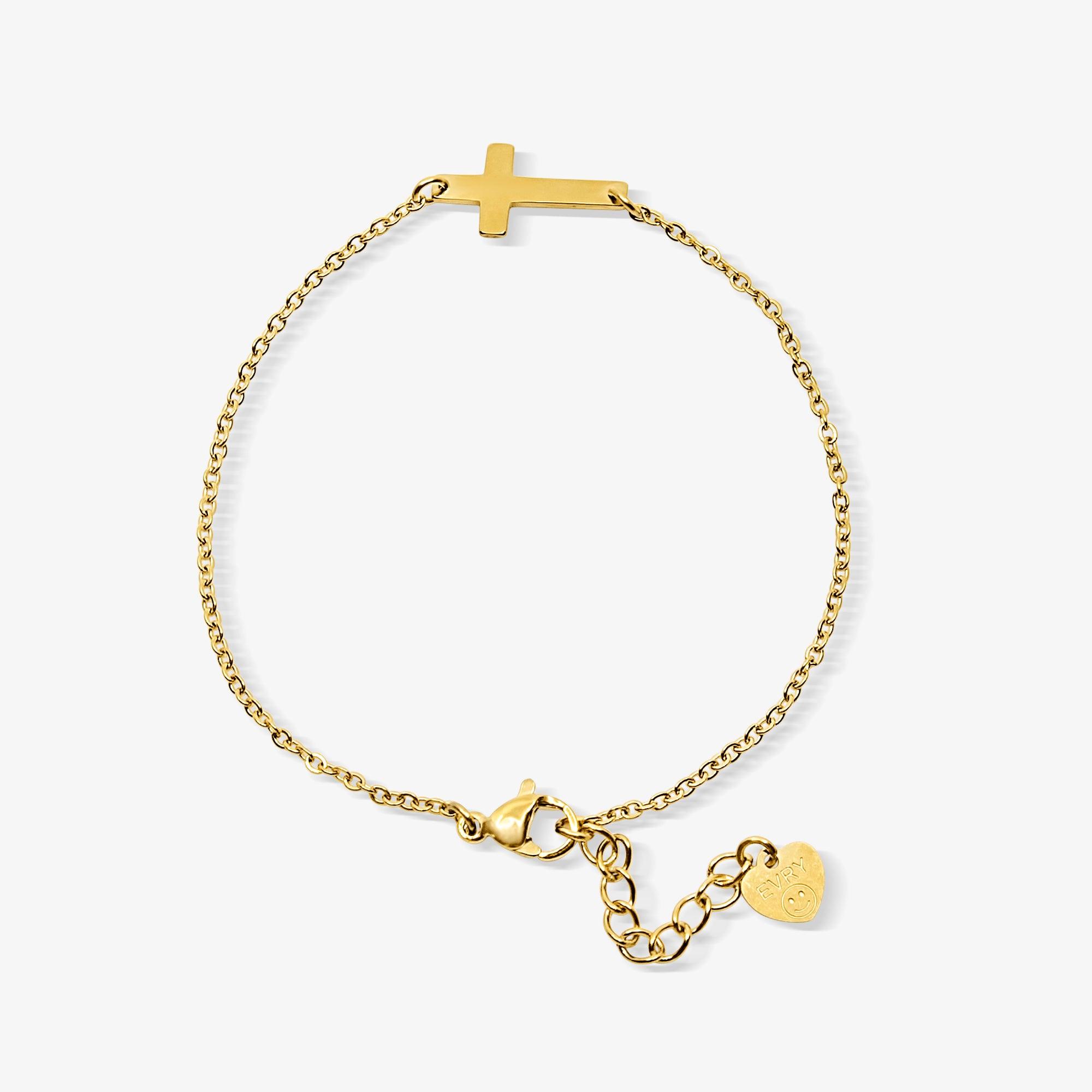 Classic Cross Bracelet - Vantage Jewelry