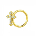 Cross Babe Nose Ring