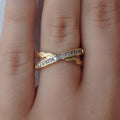Crossed Paths Ring - RETAIL ONLY - Vantage Jewelry