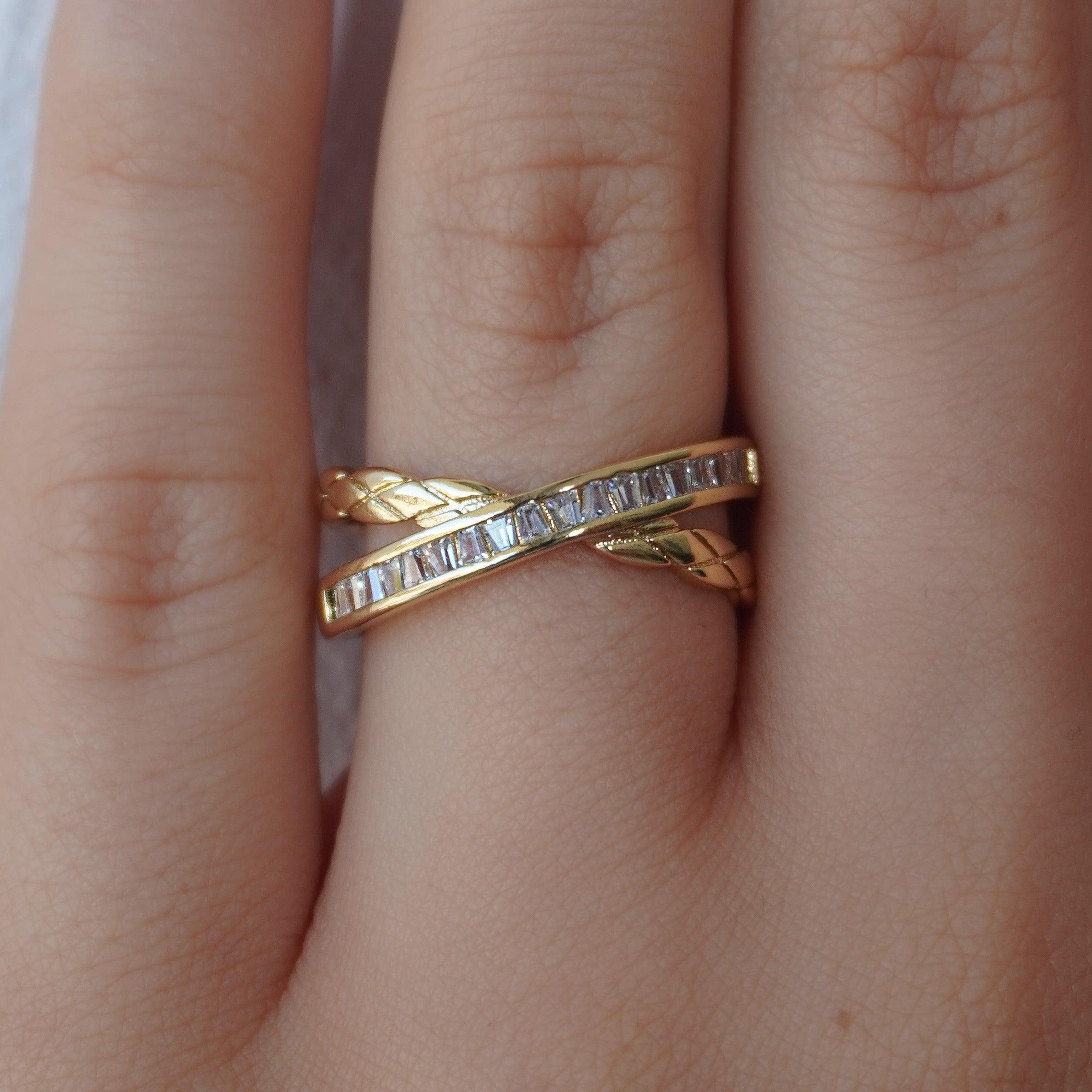 Crossed Paths Ring - RETAIL ONLY - Vantage Jewelry