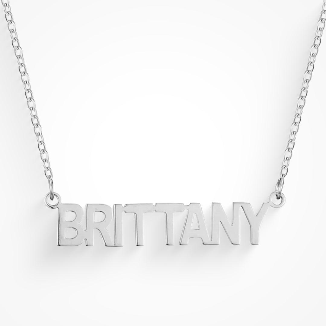 Custom/Personalized Nameplate Necklace - Vantage Jewelry