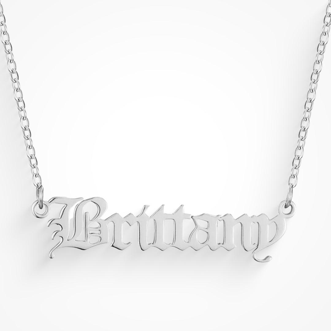 Custom/Personalized Nameplate Necklace - Vantage Jewelry