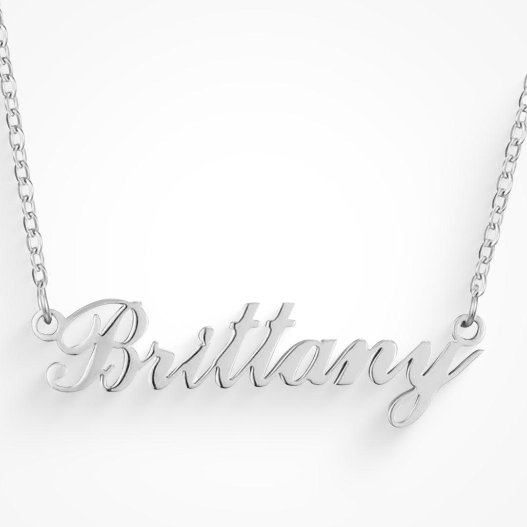 Custom/Personalized Nameplate Necklace - Vantage Jewelry