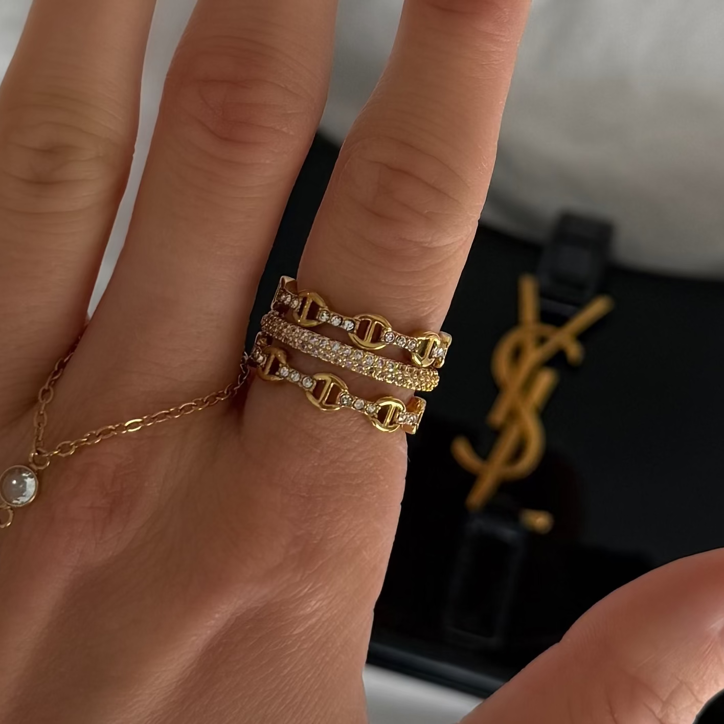 Dolce Iconic Stacked Ring - Vantage Jewelry