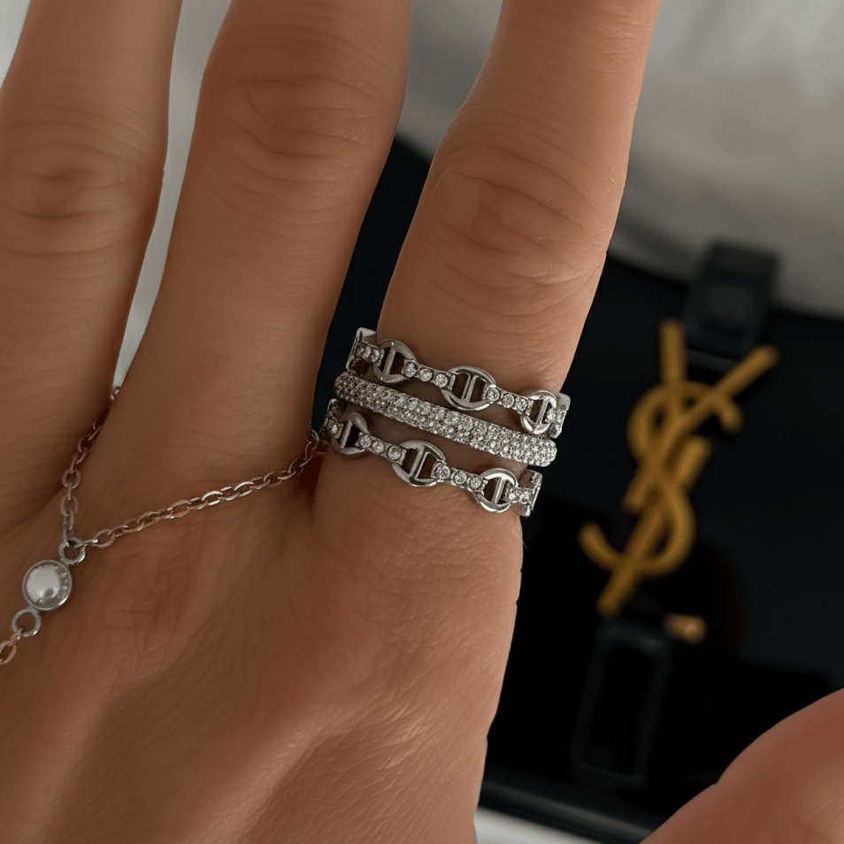 Dolce Iconic Stacked Ring - Vantage Jewelry