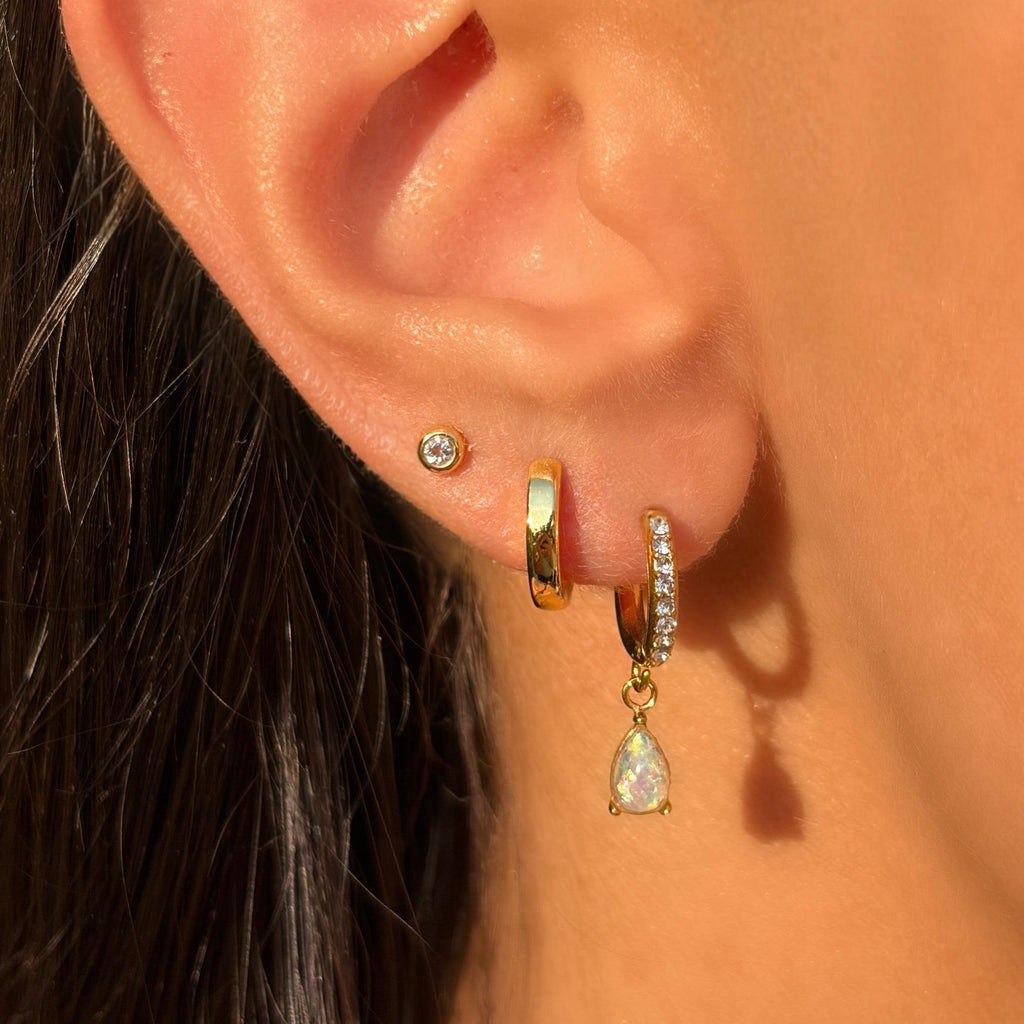 Angel Glow Drop Earrings - Vantage Jewelry