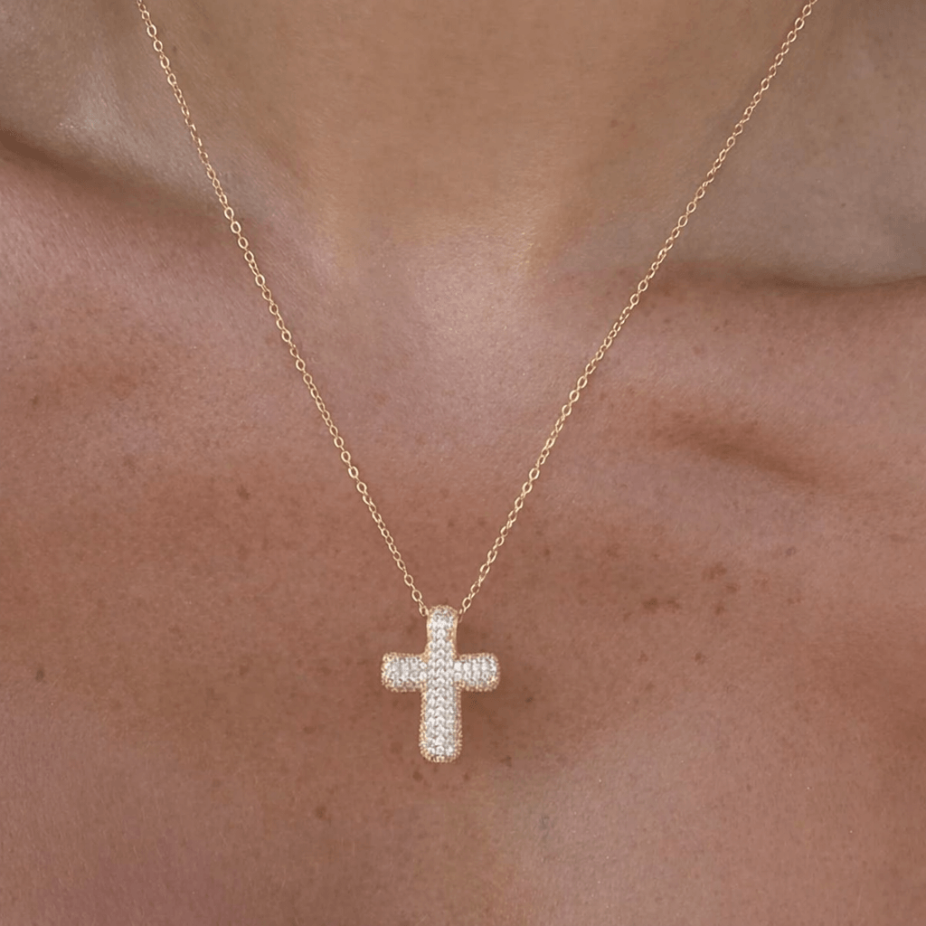 Forever Blessed Cross Necklace - Vantage Jewelry