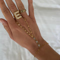 Golden Babe Hand Chain - Vantage Jewelry