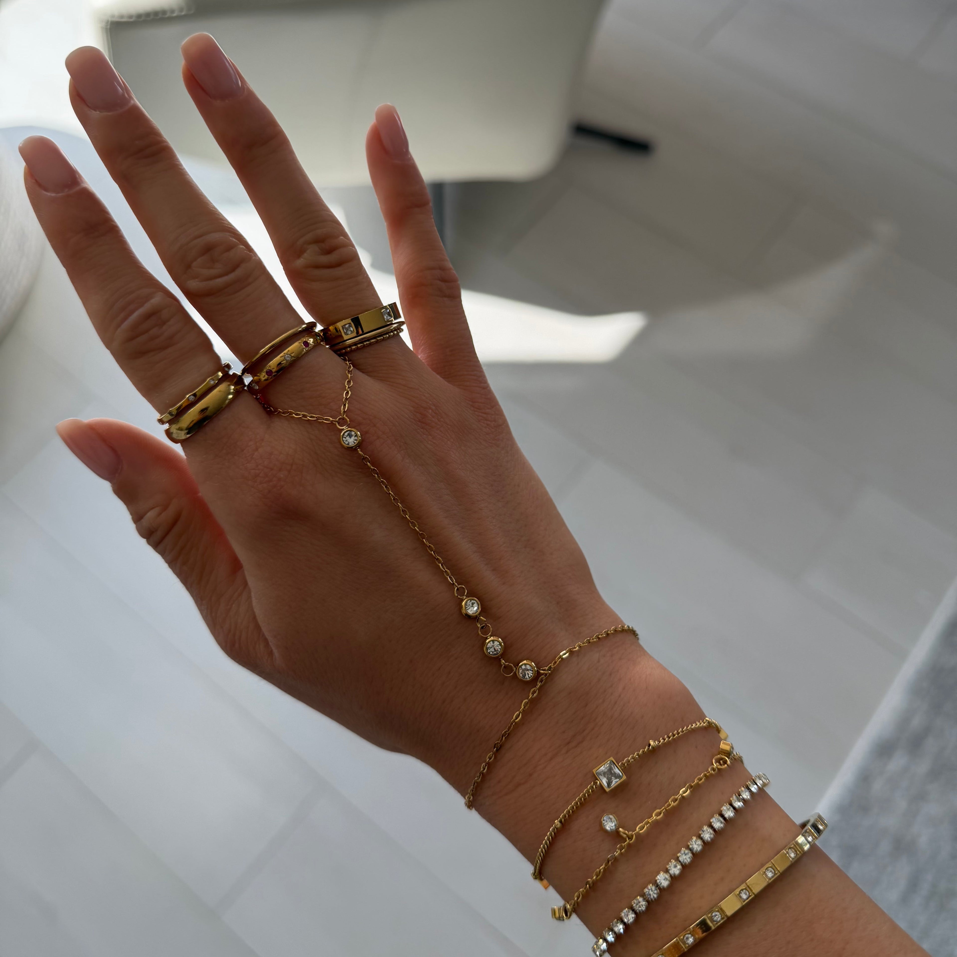 Grace Hand Chain - Vantage Jewelry